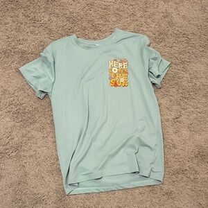 Light Blue Graphic T-Shirt